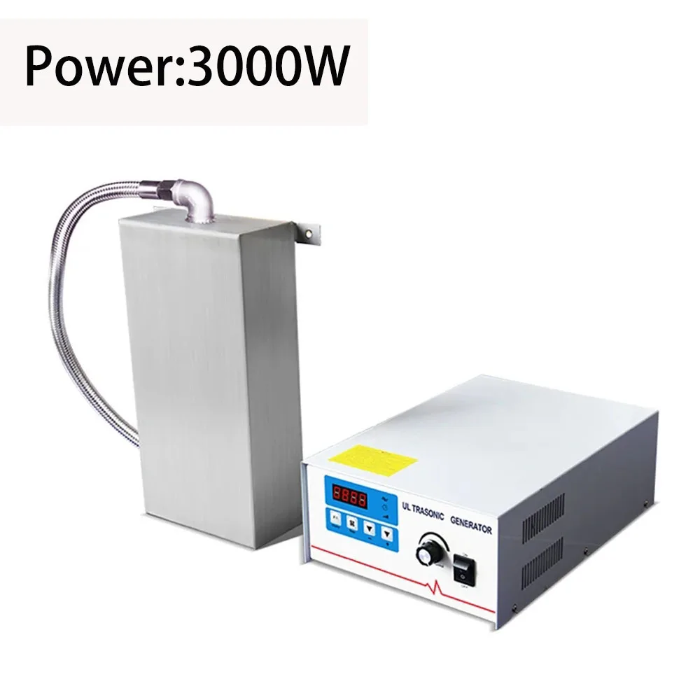 

3000W Power Ultrasonic Cleaner Immersible Vibration Board Transducer Generator Ultrason Cleaning Machine Metal Oil Part Wash