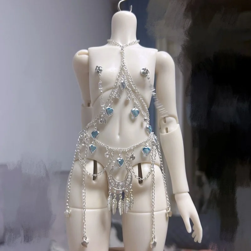 

Цепочка для тела куклы BJD подходит для серебряного тела размером дяди 1/6, 1/4, 1/3 с молочной цепочкой, аксессуары для кукол