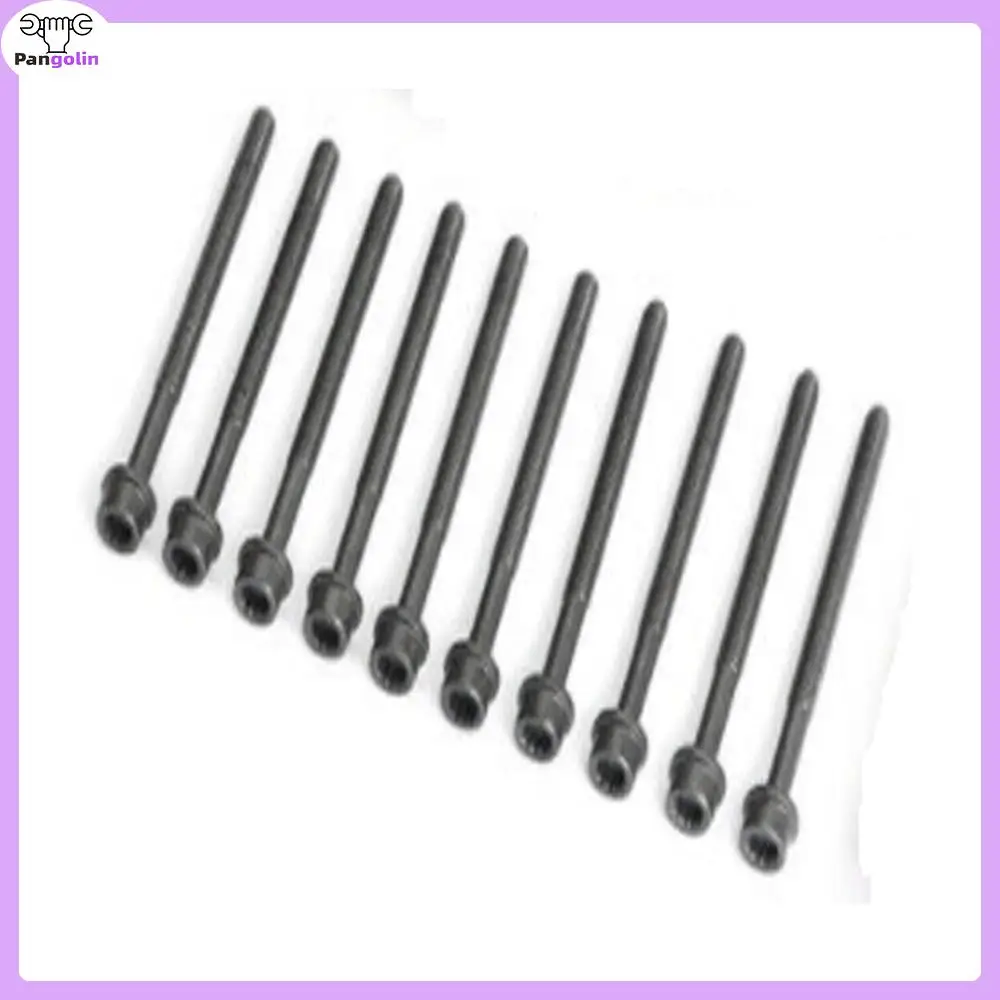 10pcs M271 Engine Cylinder Head Bolts For Mercedes W203 C204 R172 L4 New Car Accessories