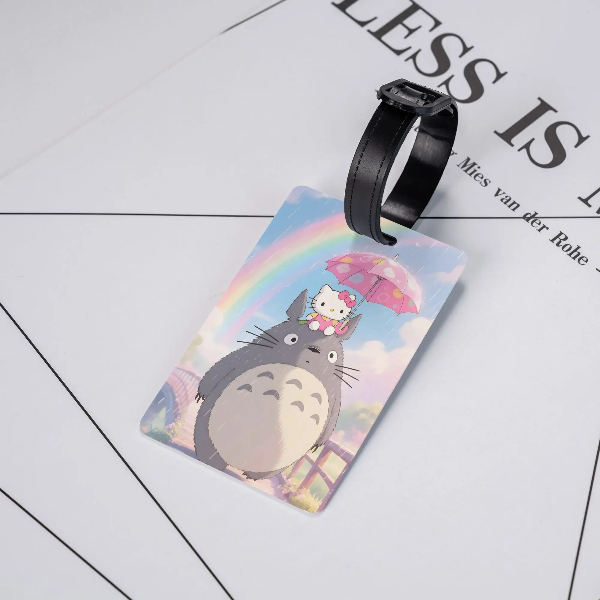 

Багажная бирка с рисунком Hello Kitty, держатель для багажа, бирки для посадки, имя, идентификационная адреса, сумка для багажа, бирки для женщин, багажные бирки, подарок
