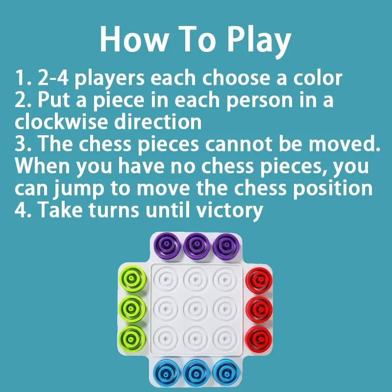 Gioco di strategia per bambini Giocattoli Ghiera Interazione genitore-figlio Tavola per il tempo libero Puzzle di allenamento per il pensiero logico per bambini