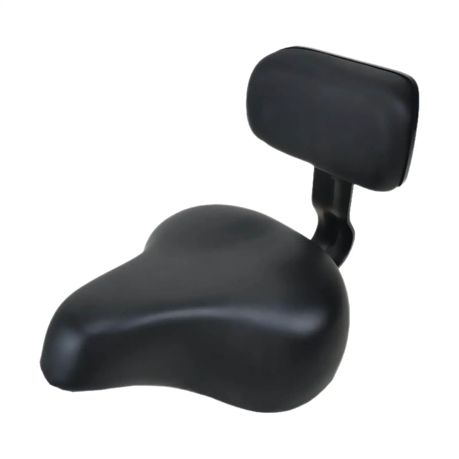 Bike Seat with Backrest Comfort Replace Foam Padded PU Cushion for Men Women