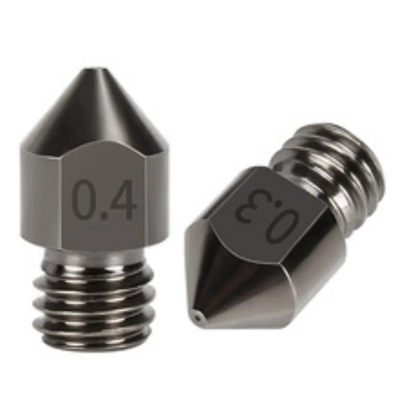 3D Printer MK8 Extruder Nozzle, Super Hard Mold Steel Hardened Steel Tip,Wear and Corrosion Resistant Hotend Printing Head Parts