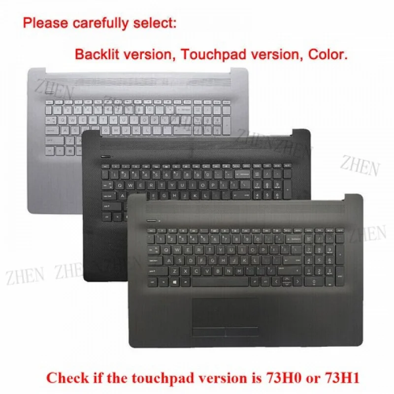 Y НОВИНКА для HP 17BY 17-BY 17-CA 17Z-CA 17T-BY верхняя крышка упора для рук с тачпадом клавиатуры