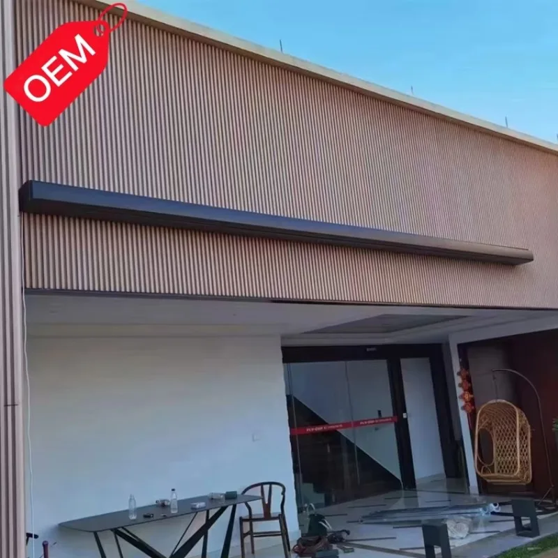 Wholesale Modern Motorized Cassette Balcony Retractable Roof Awning Powder Coated Frame Outdoor Fabric Nature Pressure Treated