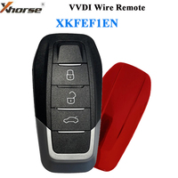 VVDI Wire XK XKFEF1EN 3 Buttons Universal VVDI2 Car Key Remote for Xhorse VVDI Mini and VVDI Key Tool