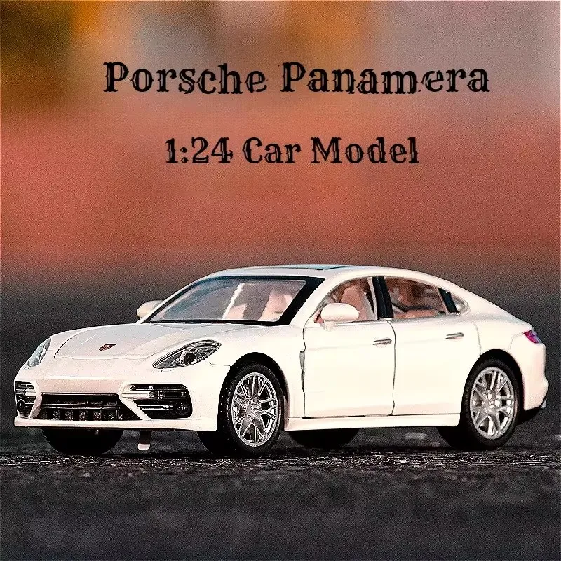 1:24 Scale Porsche Panamera Diecast Alloy Pull Back Car Collectable Toy Gifts for Children