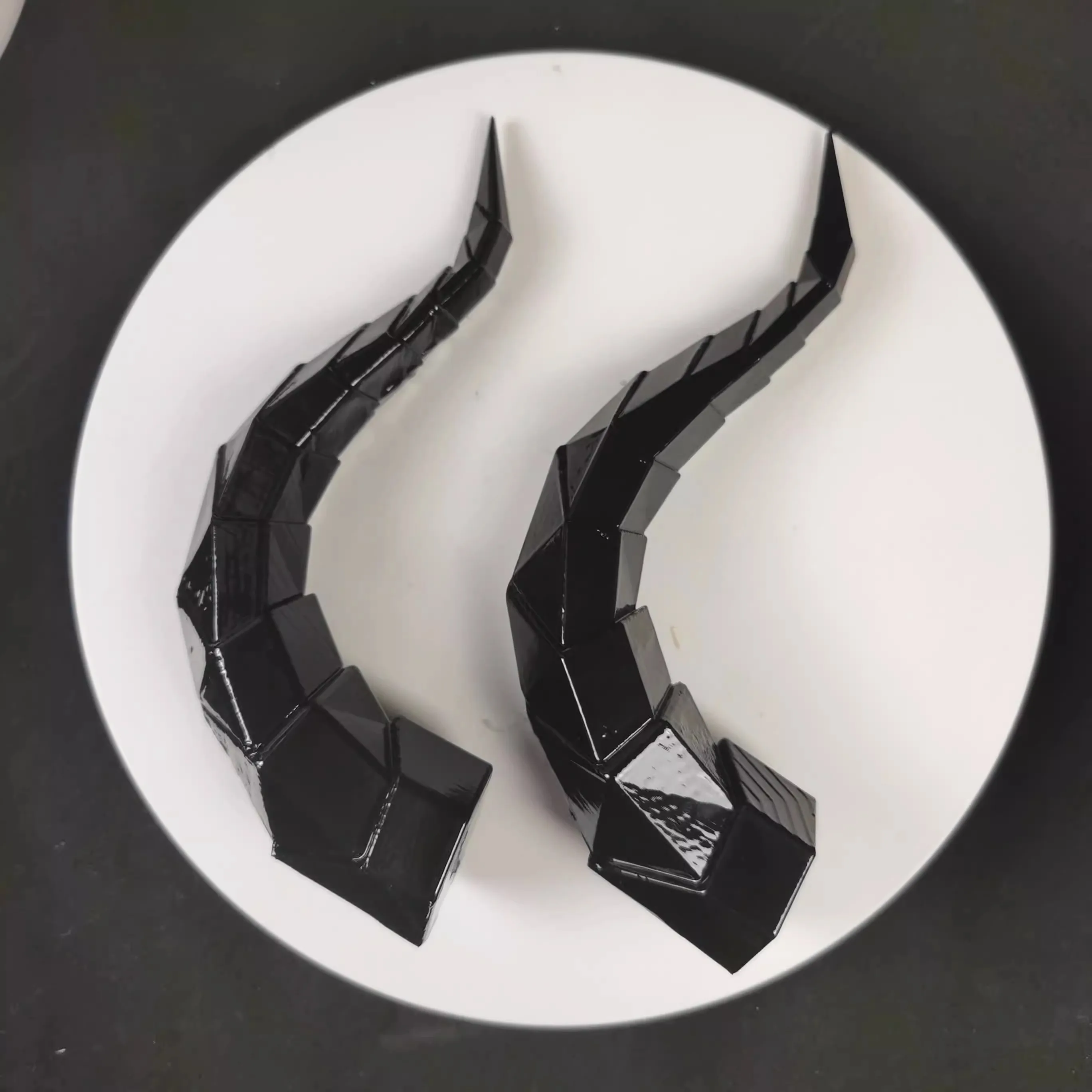 14/18cm Animal Simulate Horn Headband Gradient Devil Horn Halloween Party Headwear Lolita Witch Artificial Horns Cosplay Pros