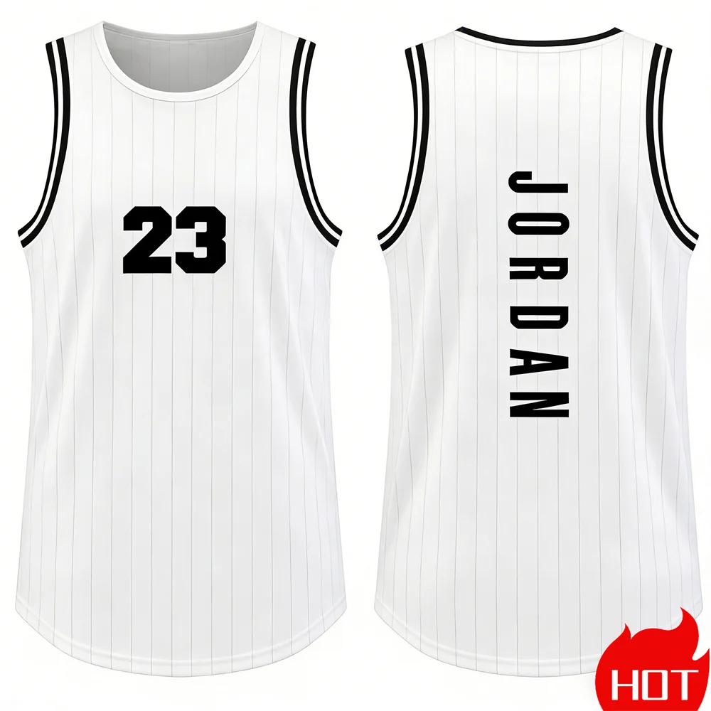 tank tops for man Running man sleeveless top leisure Vest Men Basketball Jersey smiling face graphic tank top man summer clothes image 2