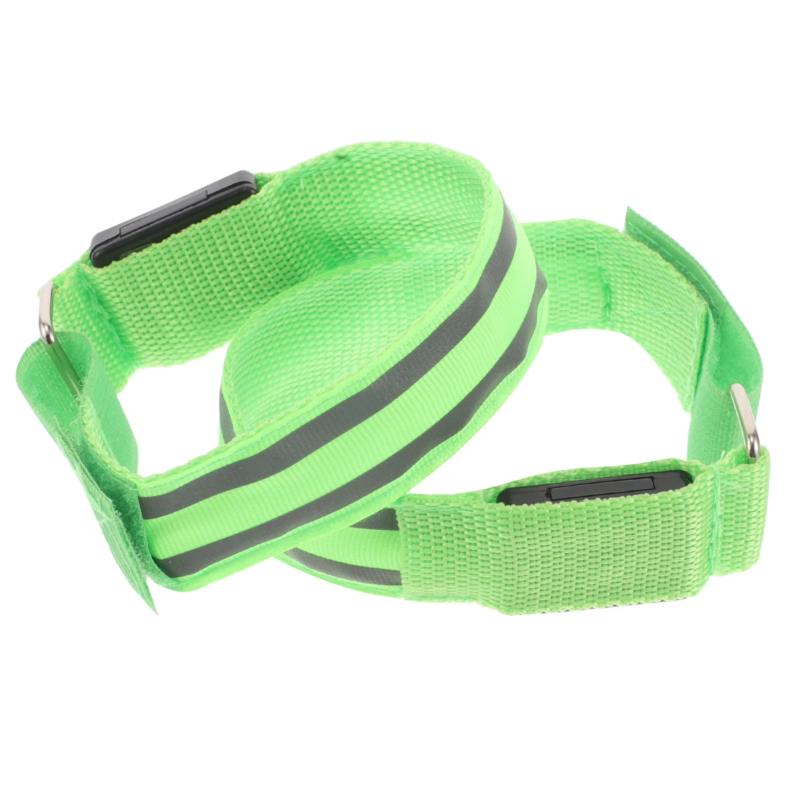 

2Pcs Running Arm Reflective Arm For Runners High Girdle Visibility LED Straps Flash Outdoor Safety Gear Night Jogging