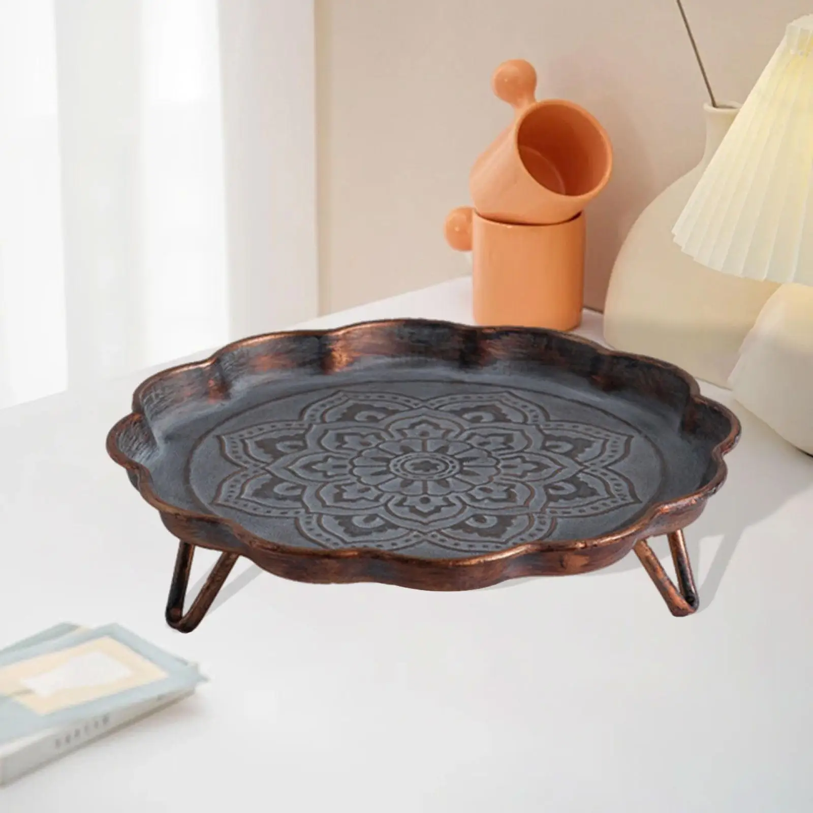 

Chinese Tea Tray Food Tray Tea Serving Tray for Home Living Room Wedding