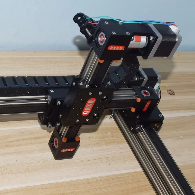 Moduł prowadnicy liniowej CNC z napędem pasowym QRXQ RXP30XYZ-L 100-6000mm, siłownik, prowadnica liniowa CNC z napędem pasowym, gantry.