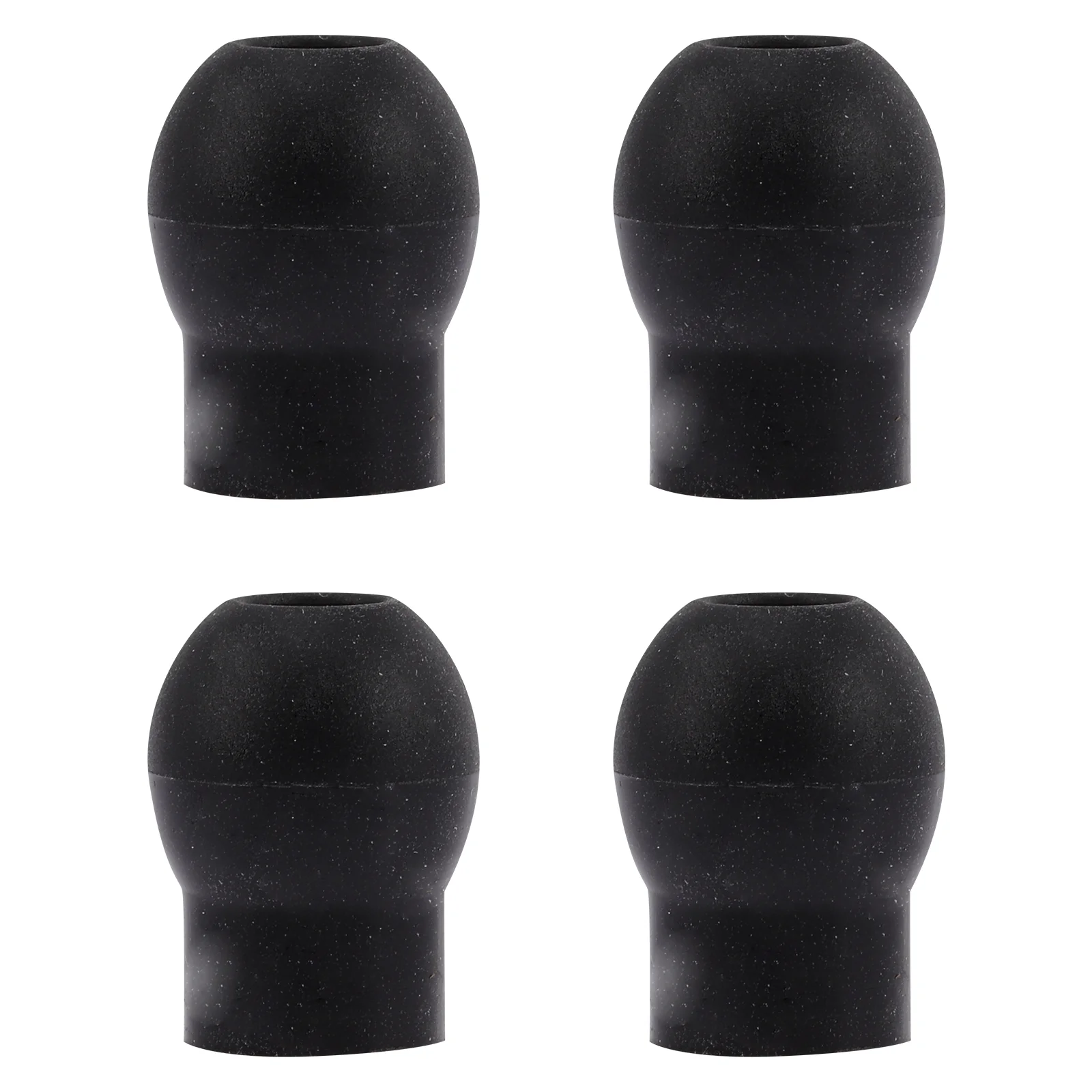 4 Pcs Ear Plugs Earplugs Replacement Earbud Stethoscope Parts Black for Stethoscopes Accessories