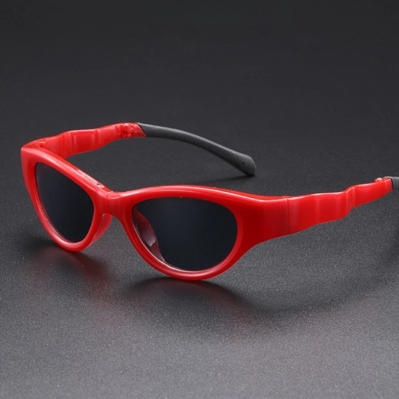 

Fashion Y2K Wavy-Leg Foldable Sunglasses for Women Trendy Street Style Cat-Eye Outdoor Sports UV400 Shades Eyewear Men Goggles