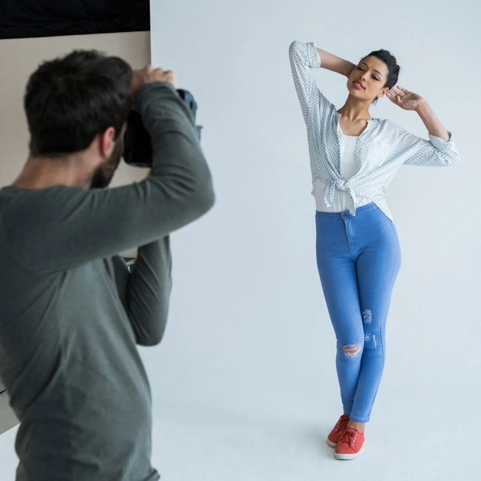 

1Set White Photo Backdrop High Density Photography Background Cloth for Video Shoot Portrait Photo Backdrop Photography Kit