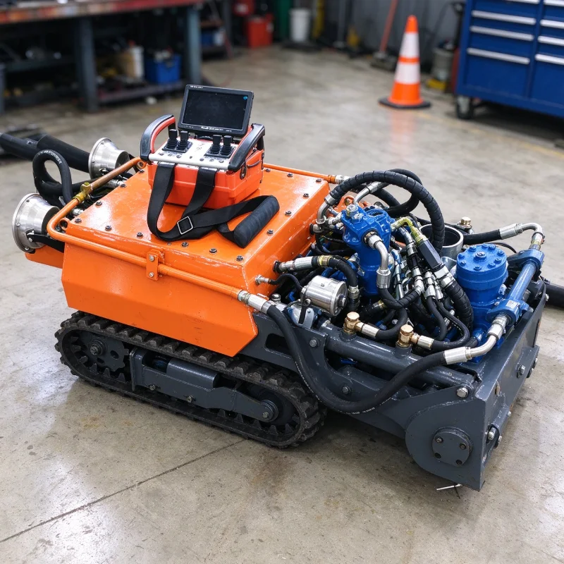 Low Noise ISO Certified Dredger with Crawler Robot Multi Functional Machine Energy Sector Pipeline Dredging Reservoir Cleaning