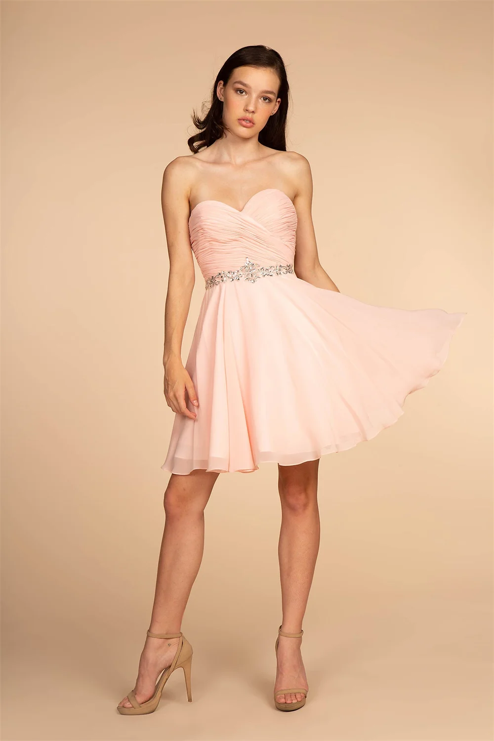 

Sweetheart Chiffon Sashes Homecoming Dresses for Teens Pleated Corset Backless Sleeveless Cocktail Party A-line Short Prom Gowns