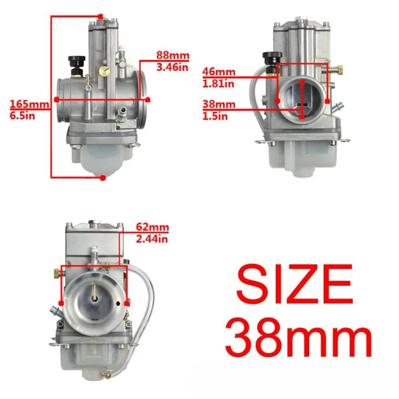 Yama ha Lectron YZ250 KTM250 CR250 RM250  RD350 YZ250 KX250 CRF250 TRX250 32MM 34MM 36MM 38MM 40MM TMX PWK Carburetor - Image 3