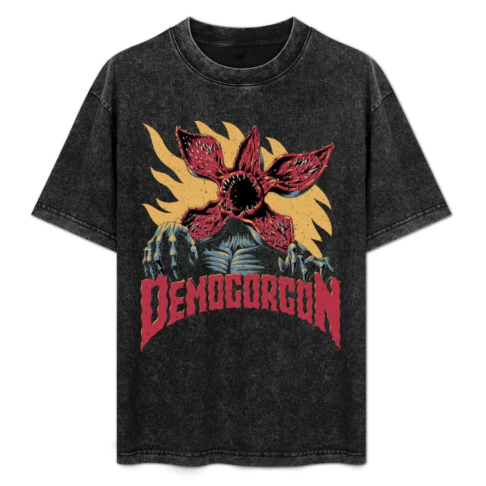 

Demogorgon T-Shirt for a boy plus size tops hippie clothes blue archive cotton t shirt men