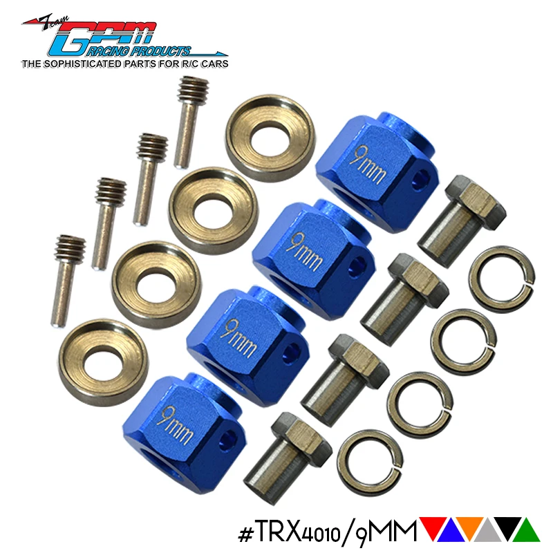 GPM 1/10 TRX4 DEFENDER TRAIL CRAWLER-82056-4 For ALUMINUM HEX ADAPTERS 9MM THICK