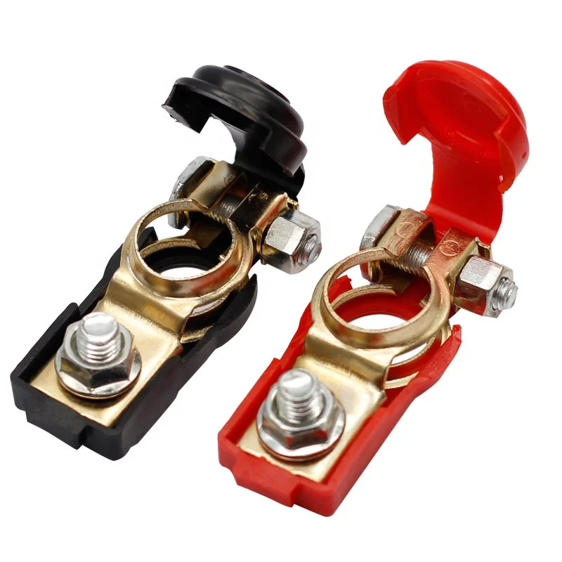 Car Auto Quick Release Battery Terminal Connector Clamps Copper Clamps Copper Caravan Truck Clips For Car