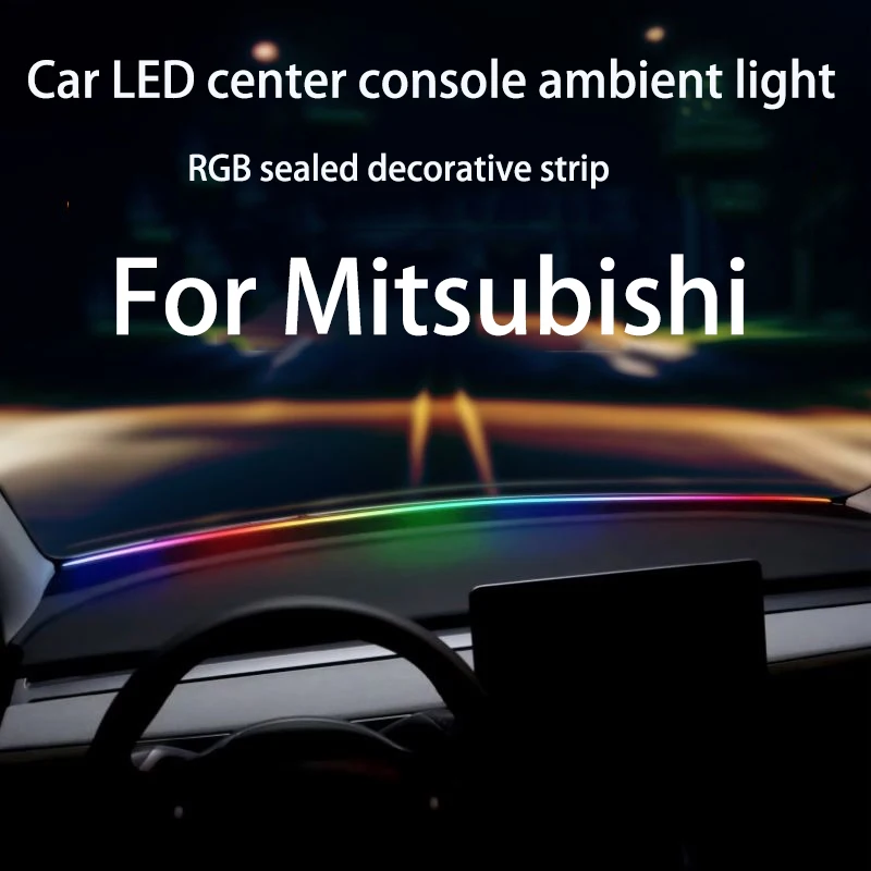 

Для Mitsubishi ASX COLT Delica GALANT LANCER Mirage OUTLANDER PAJERO Автомобильные фары на центральной консоли автомобиля светодиодные RGB декоративные