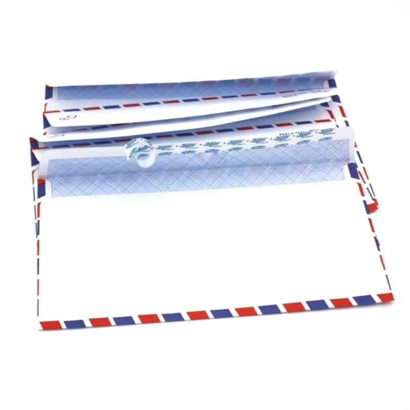 5ASD 5/15/20PCS Envelopes correio aéreo 115x225mm Envelopes correio aéreo