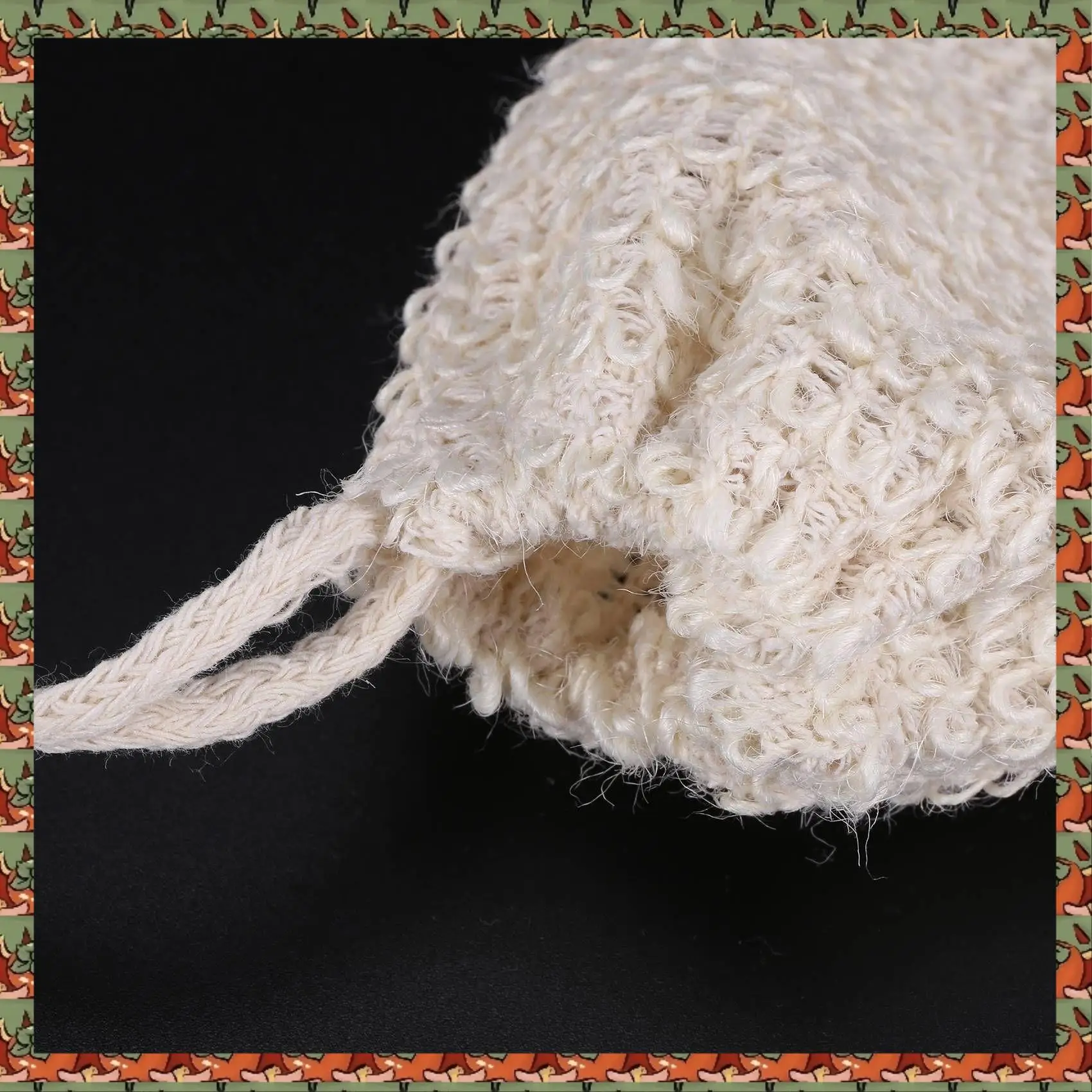 

ABLQ Shower Bath Sisal Soap Bag Natural Sisal Soap Bag Exfoliating Soap Saver Pouch Holder 108Pcs