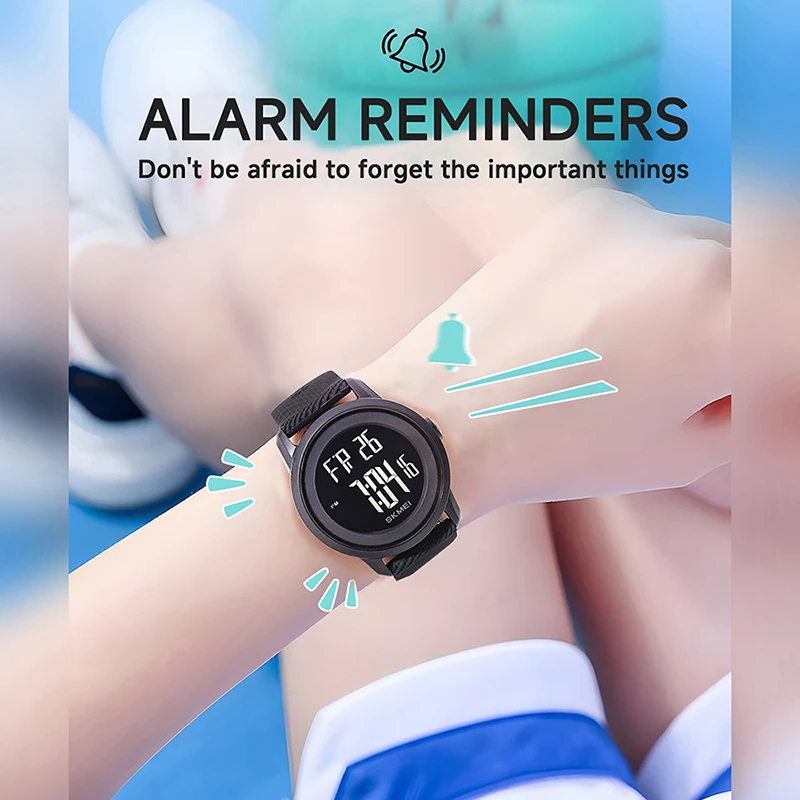 SKMEI Sport Watch Multifunction Military Waterproof Luminous LED Digital Wistwratch Alarm Big Dial Student Electronic Watches