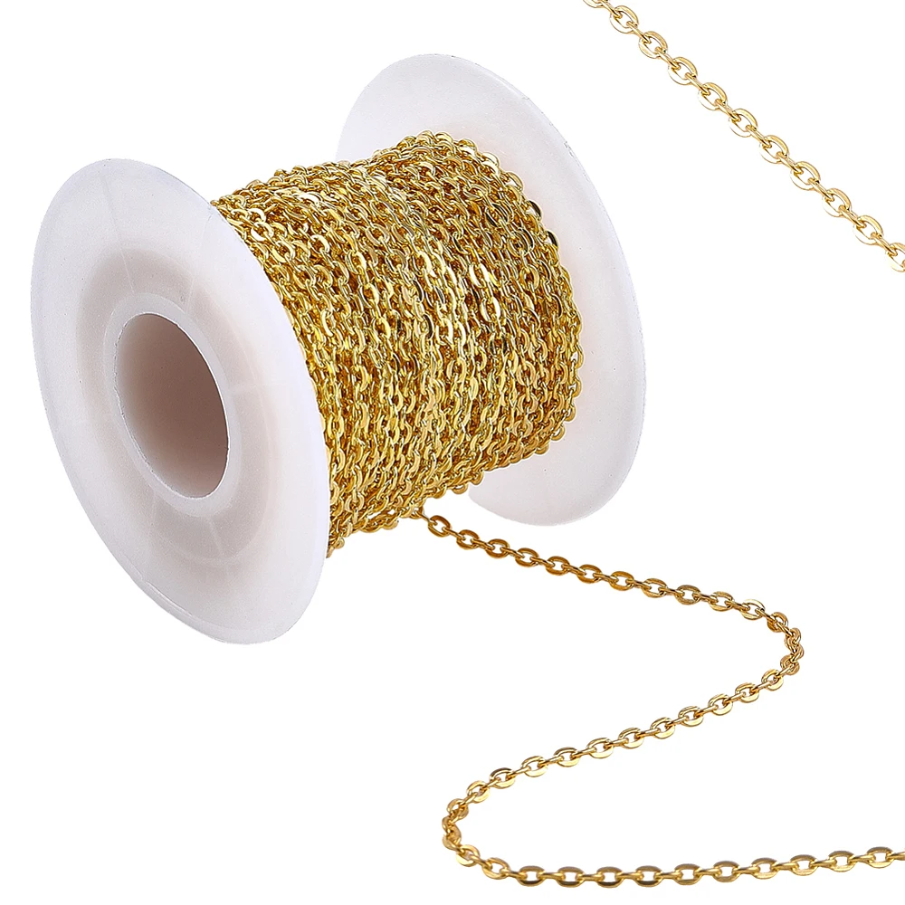 Chain Roll Cable - Rantai Kalung Logam Besi 50 Kaki