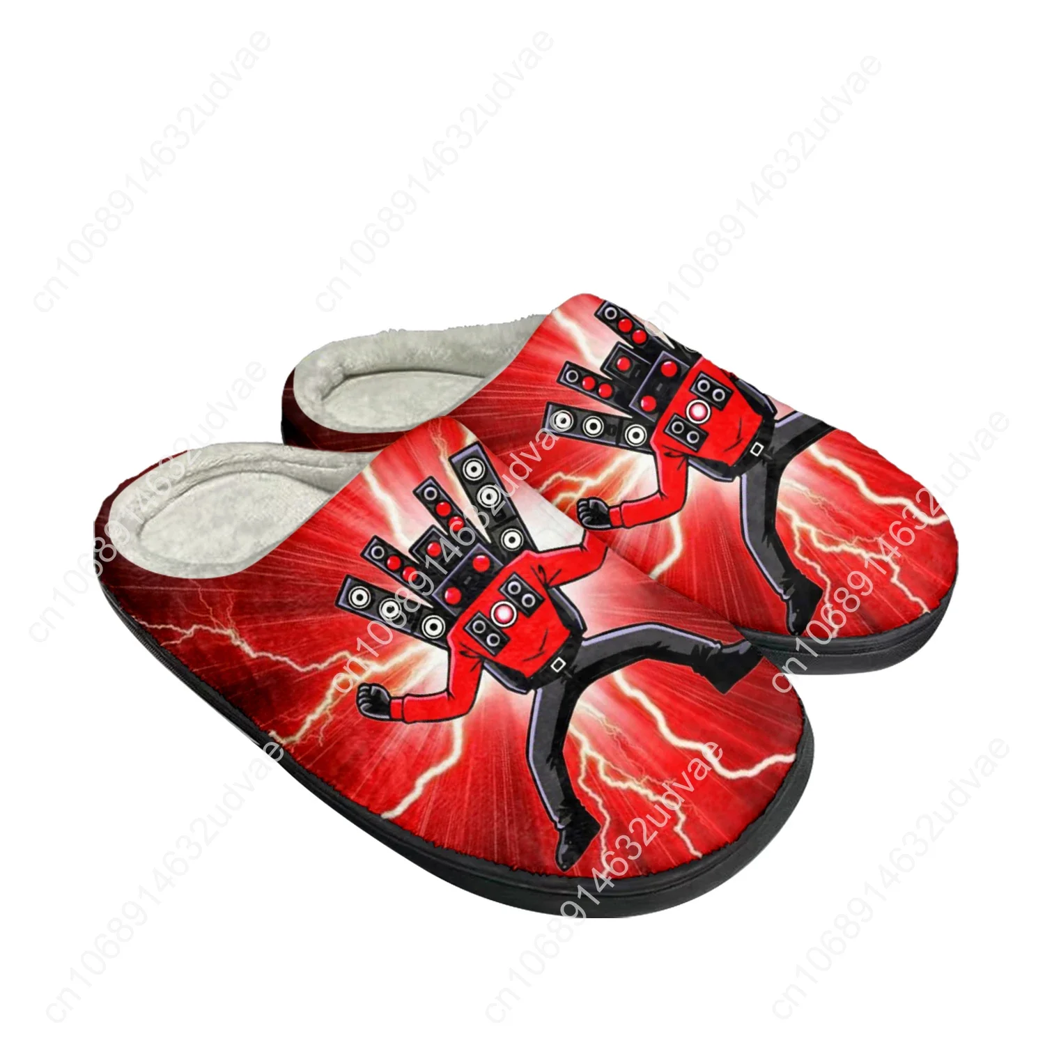 Titan Speakerman Skibidi Toilette Casa Scarpe di cotone Uomo Donna di alta qualità Gioventù Ragazzo Ragazza Peluche Camera da letto Scarpa calda Pantofola personalizzata