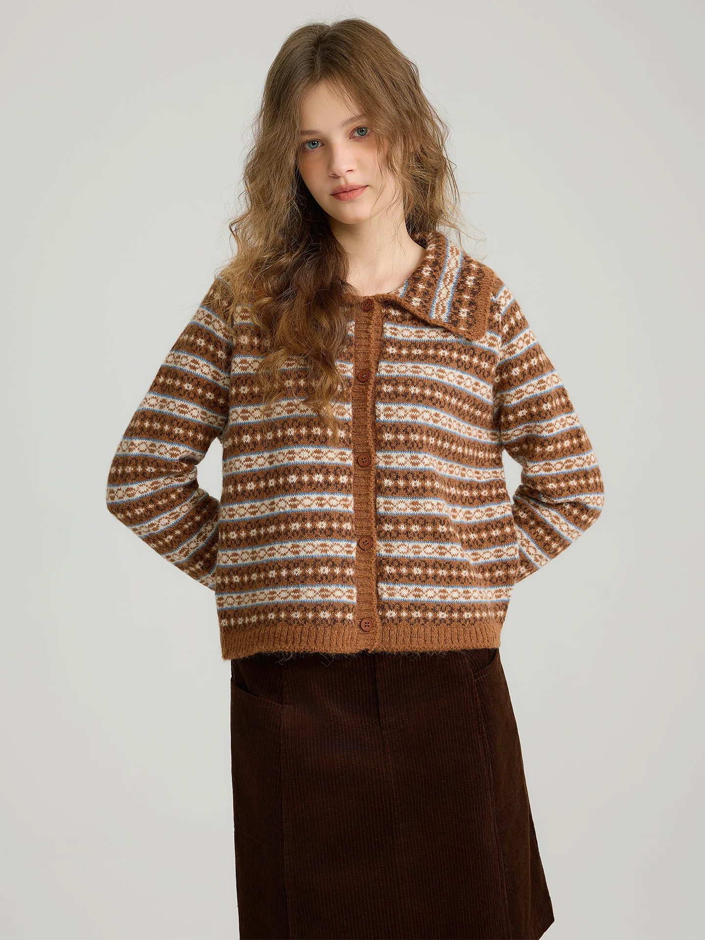 

LiuPiaoPiao 2026 Spring Autumn Soft Cozy Women's Open Cardigan Sweater Casual Sle Wool Blend Long Sve ort Length