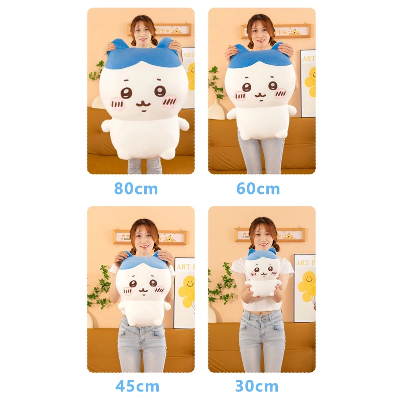 30-80cm チイカワぬいぐるみ 大きめ かわいいウサギ ハチワレ 漫画アニメぬいぐるみ アニメ誕生日枕 ソファギフト 子供向け クリスマスプレゼント