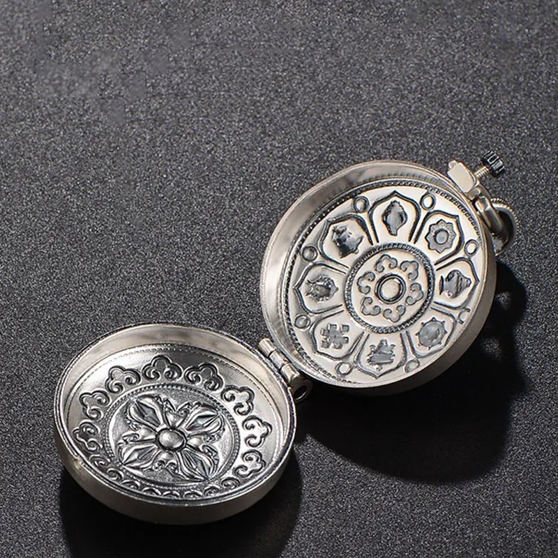 Vintage Photo box pendant Necklace Silver Alloy Locket Charms Openable souvenirs  Jewelry