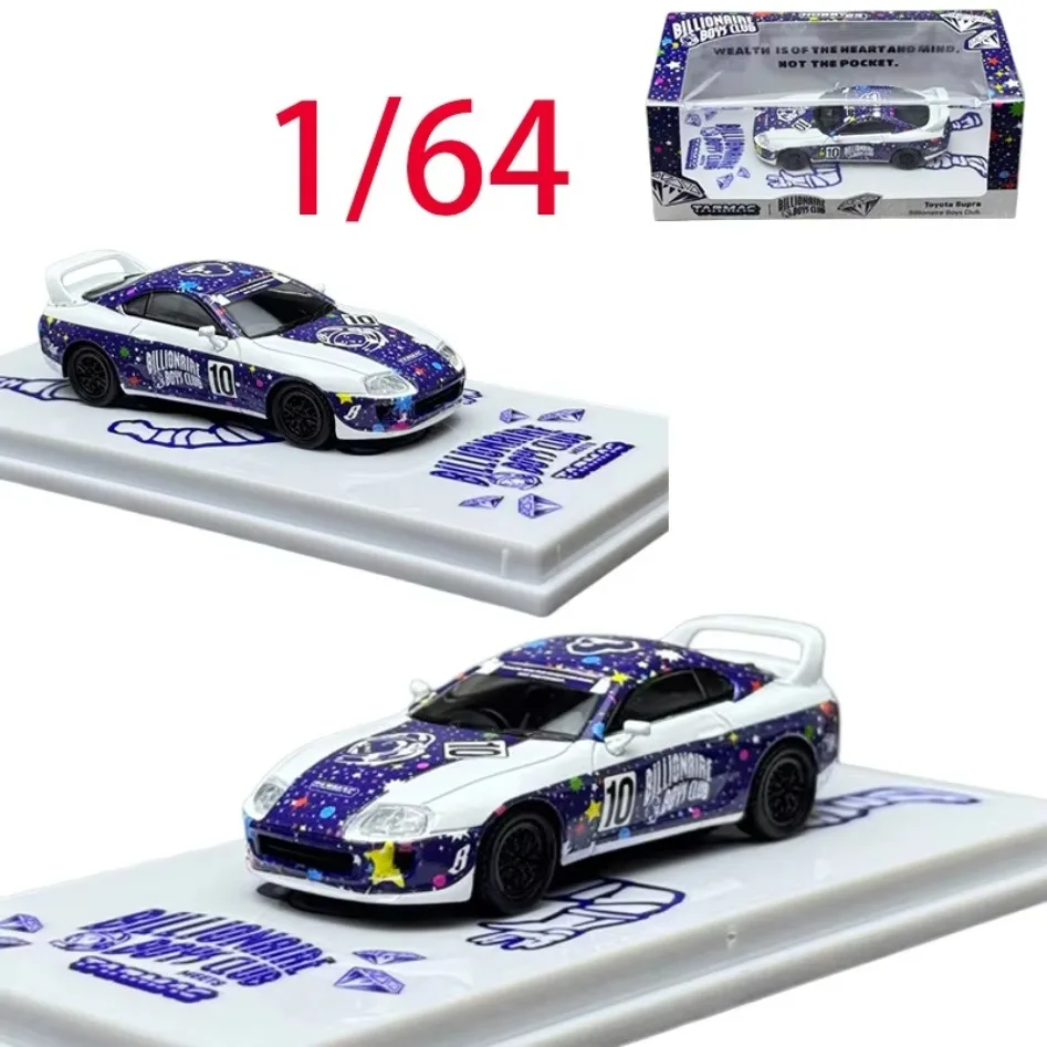 

Модель автомобиля Toyota Supra Billionaire Boys Club из литого металла, масштаб 1/64, игрушка для мальчиков, в оригинальной коробке.