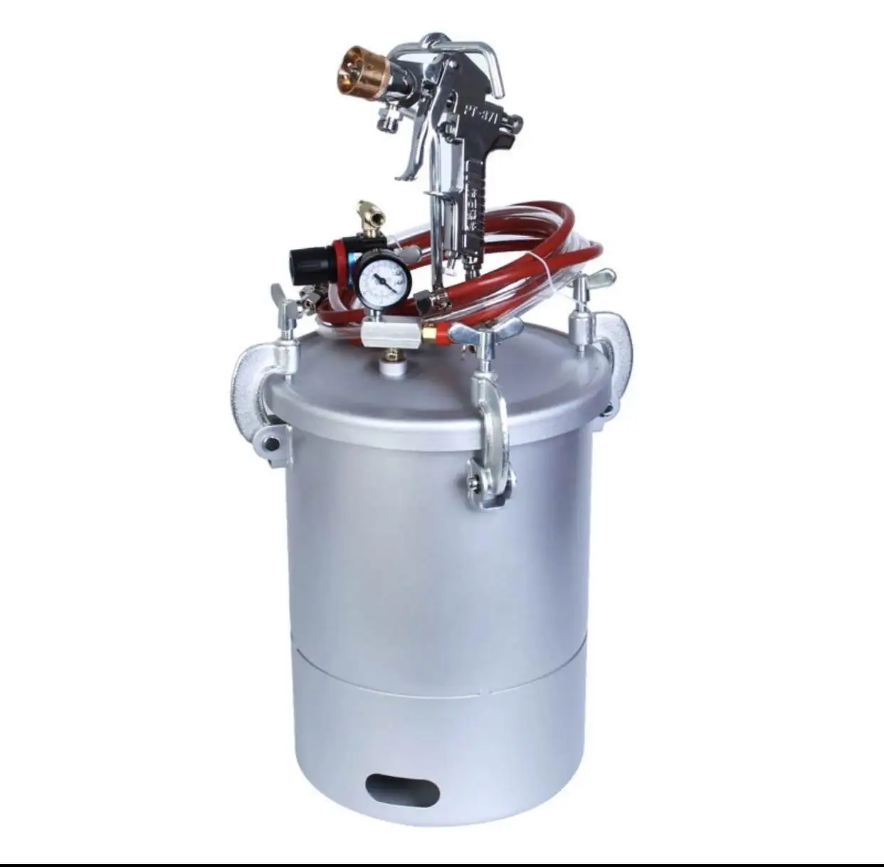 5-Gallon Pressure Pot, Air Paint Pressure Pot Tank, Coating Paint Tank Pot Sprayer System Pressure Bucket