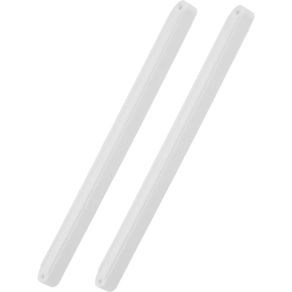 2 Pcs Two Section Rail Plastic Drawer Rails Vanity Tables Cabinet Slides 12 Inch