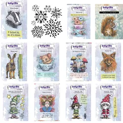 New 2024 clear silicone stamps for DIY scrapbooking craft supplies photo album card making