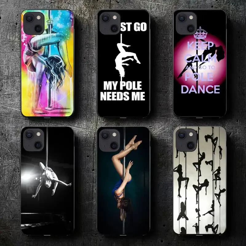 Pole Dance Dancing Fitness Phone Case For iPhone 11 12 Mini 13 15 Pro XS Max X 8 7 6s Plus SE XR Shell