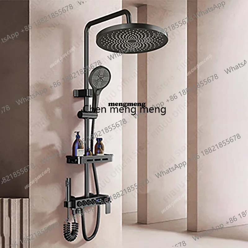 

X173 Multifunction Adjustable Shower Set Rain Shower System Waterfall Surround Shower Head Combo Handheld Spray Bathroom Accesso