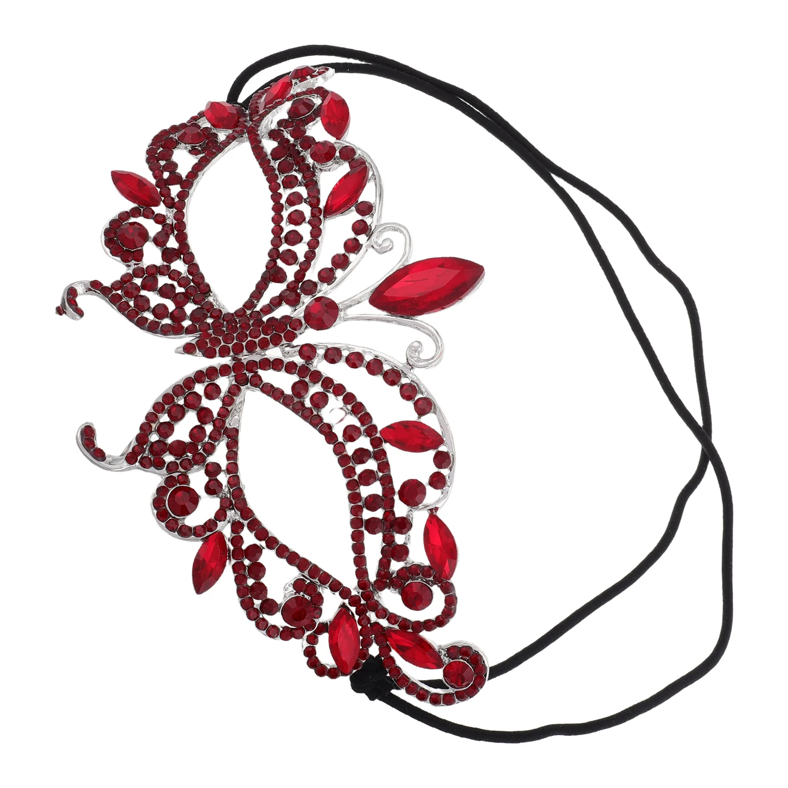 

Half Face Masquerade Mask Mask Party Wedding Accessories Bridal Girls Rhinestones Alloy Costume Gras