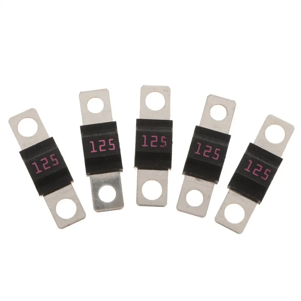 Car High Current Bolt Type Flat Strip Fuse Metal Spiral Automotive Fuses for MIDI Holder Vehicles