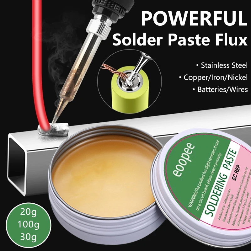 1/2/3pcs No-clean Solder Paste Flux Lead-Free Flux Environmentally Solder Paste for Boards Copper Electrical Wire Safe Residues