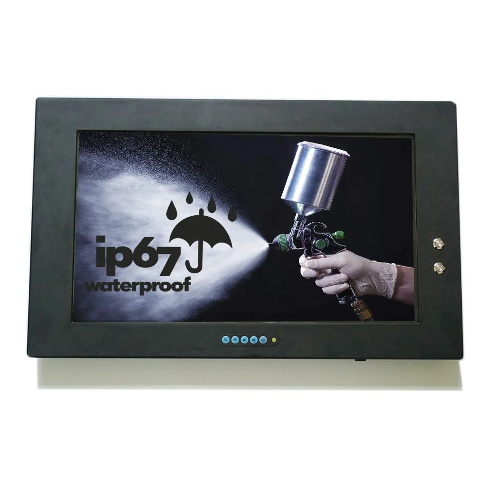 

18.5 inch full IP67 waterproof monitor for outdoor industrial HMI