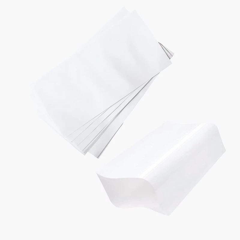 Manicotti termoretraibili a sublimazione da 100 pezzi sacchetto bianco da 5 x10 pollici per bicchieri attillati da 567G, Film termoretraibile a trasferimento termico