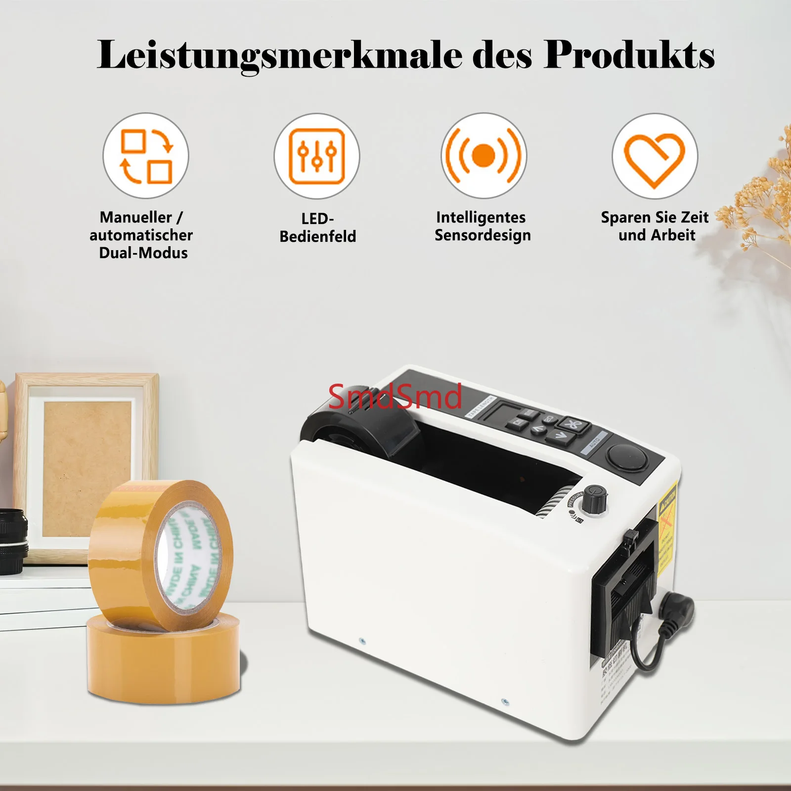 Automatic Packing Tape Dispenser M-1000 Tape Adhesive Cutting Cutter Machine 220V Office Equipment