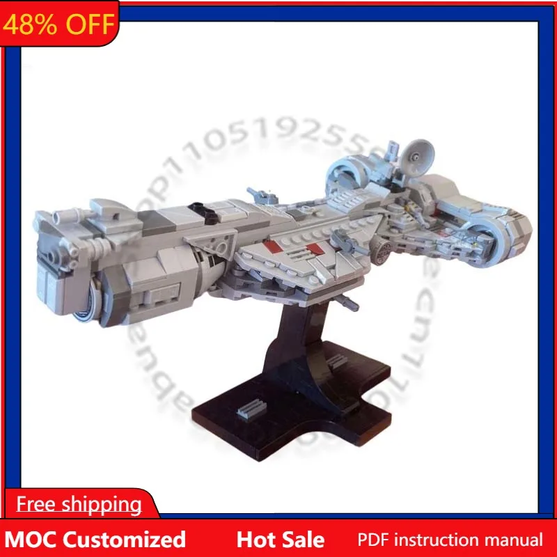 

554 PCS Star Fighting Consular-Class Republic Cruiser Midi Scale MOC Customize Modular Building Block DIY Boy Toy Birthday Gift