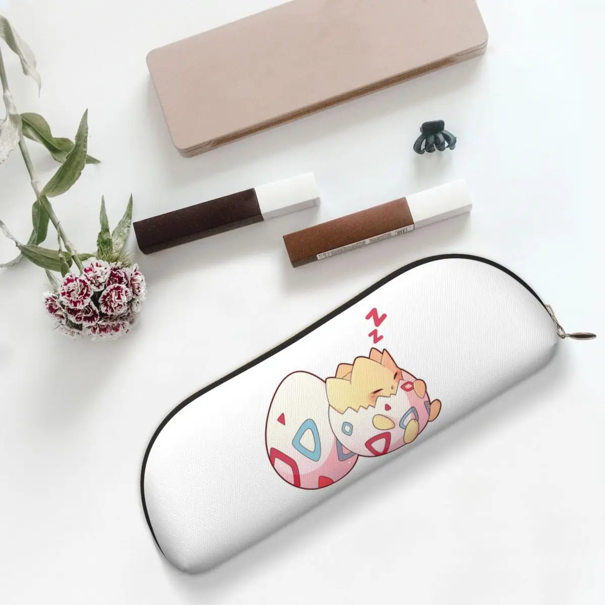 

Togepi Stains Pencil Case Pen Holder Storage Stationery Supplies Large Capacity Pen Box Pencil Bag for Kids Gifts