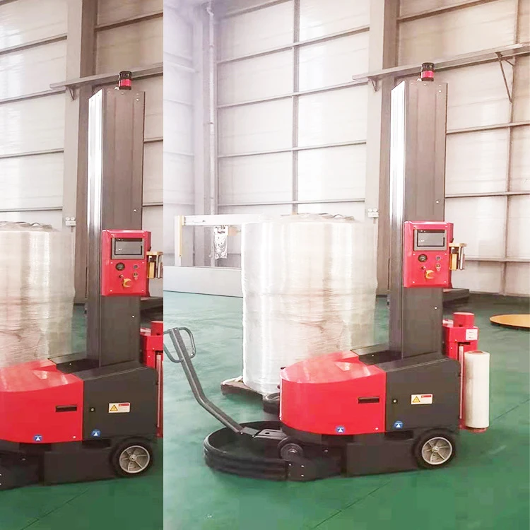 para envoltorio elástico de paletas automático, envoltorio elástico robótico autopropulsado