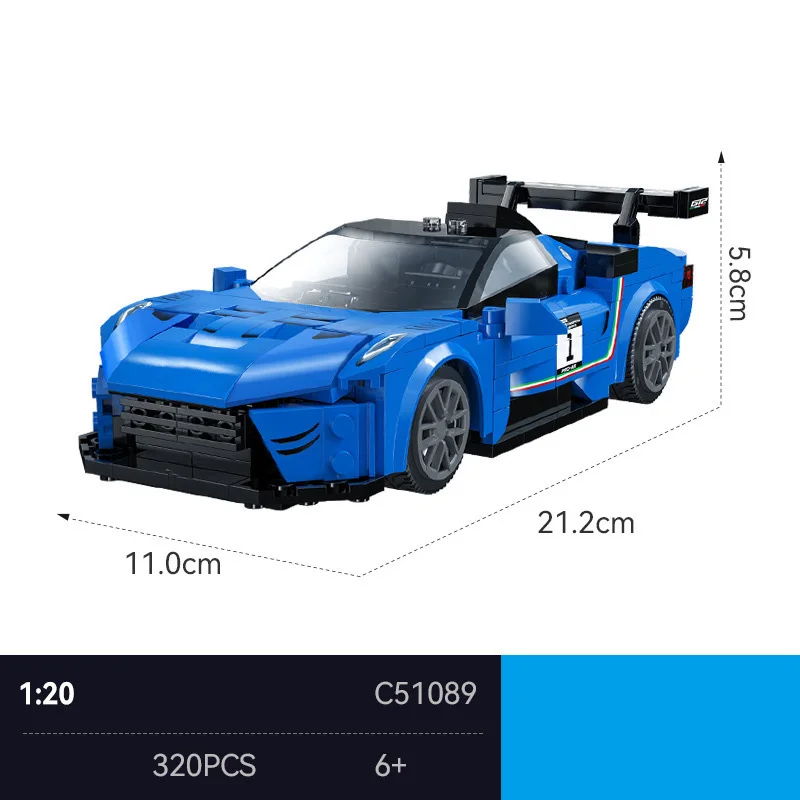 テクニカル 1:14 スケール イタリア スーパースポーツカー MT GT2 ストラダーレ 組み立てブロック アプリ RC ブリック レーシング 2.4GHz リモートコントロール 車両 おもちゃ